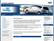 Tablet Screenshot of ford-sebening.de